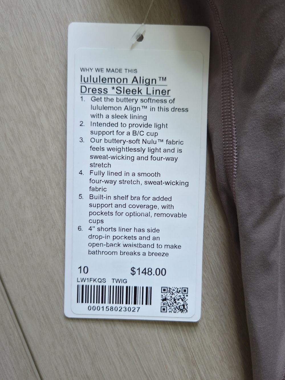 Lululemon athletica Align Slip Dress - Updated Sleek Liner - Picture 7 of 9